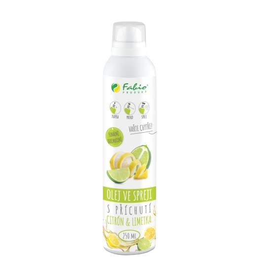 Řepkový olej ve spreji Citron a Limetka