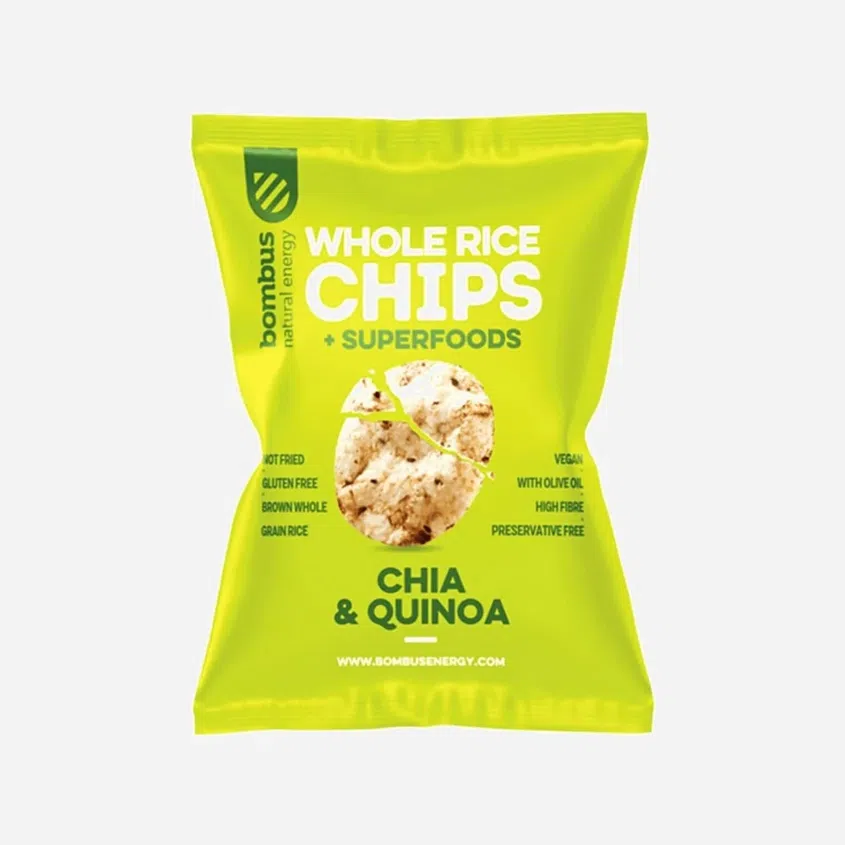 Rice chips chia a quinoa