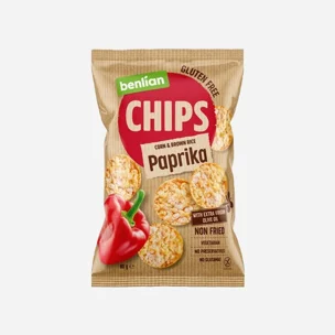 Rice chips paprika