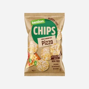Rice chips pizza