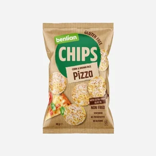Rice chips pizza