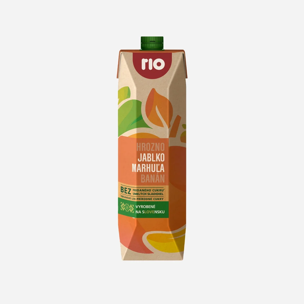 Rio Ovocný mix s jablkom a marhuľou 1L TPA