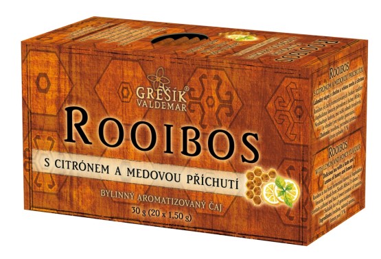 Rooibos citrón a med 20 sáčkov