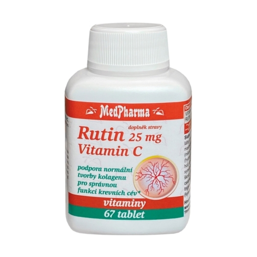 Rutin 25 mg a vitamin C 67 tablet