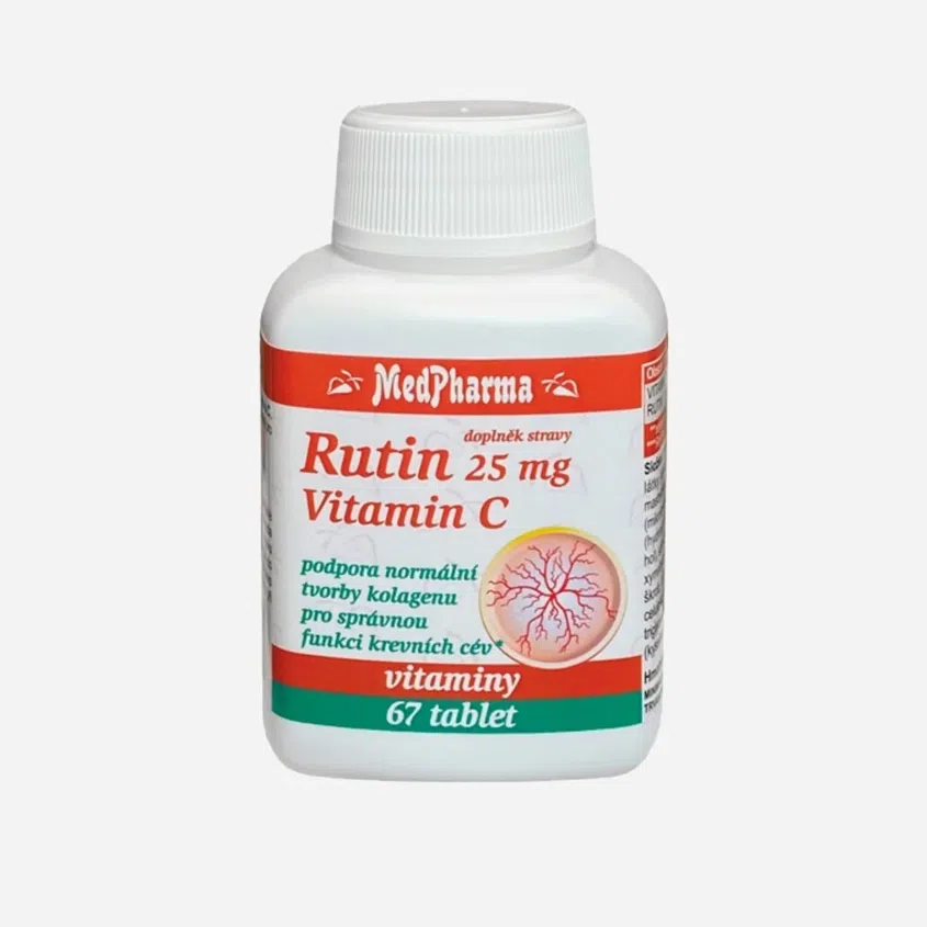 Rutin 25 mg a vitamin C 67 tablet