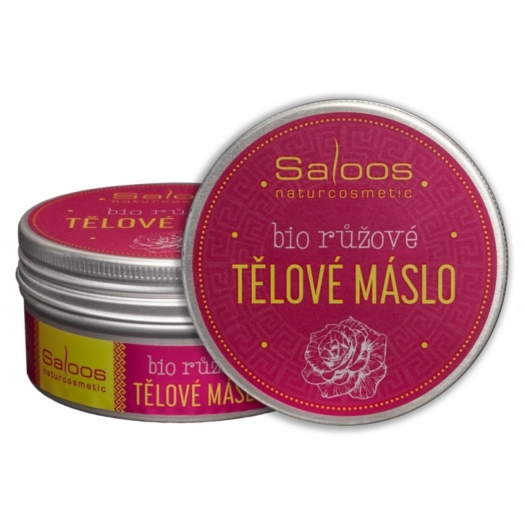 Růžové tělové máslo BIO