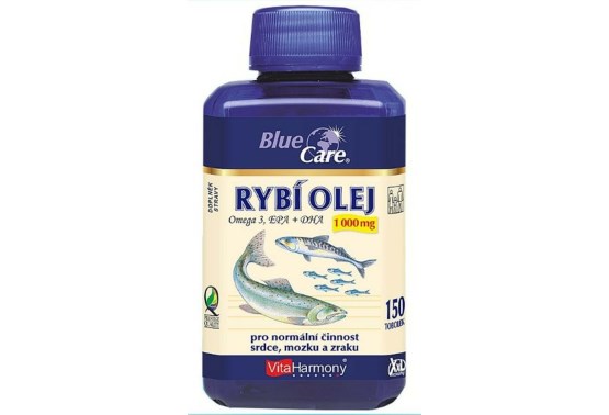 Rybí olej Omega 3 1000 mg 150 kapsúl