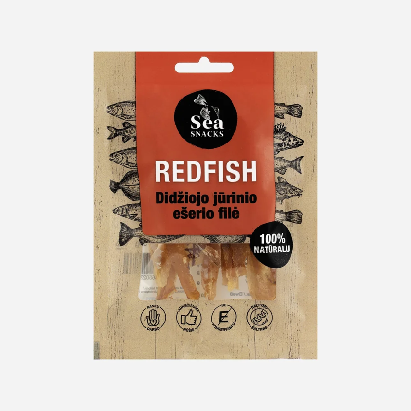 Rybie Jerky - Filety z okúnika zlatistého prúžky