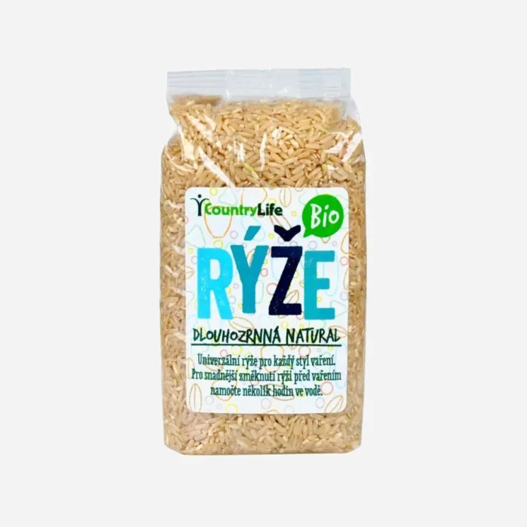Rýže dlouhozrnná natural BIO 6 x 500 g