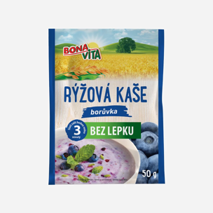 Ryžová kaša čučoriedka bez lepku