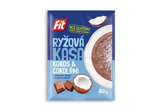 Ryžová kaša kokos a čokoláda