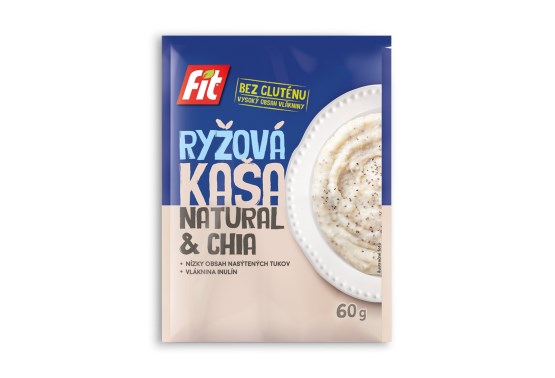 Ryžová kaša Natural s chia