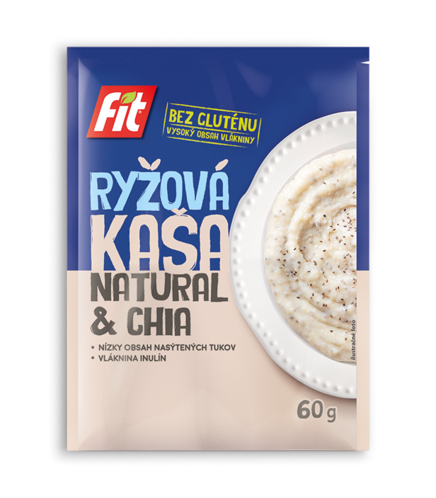 Ryžová kaša Natural s chia
