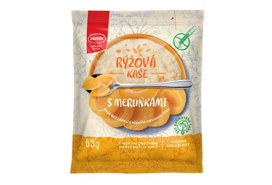 Ryžová kaša s marhuľami bez lepku