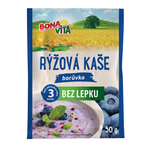 Rýžová kaše borůvka bez lepku