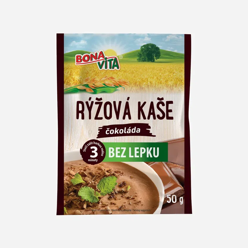 Rýžová kaše čokoláda bez lepku