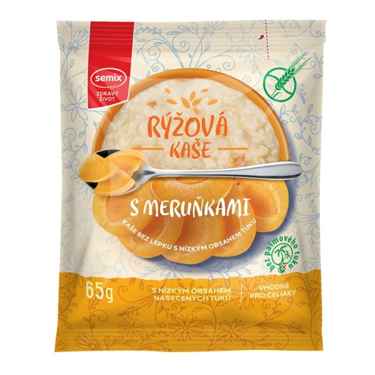Rýžová kaše s meruňkami bez lepku