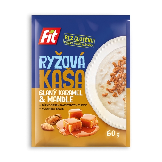 Rýžová kaše Slaný karamel a mandle