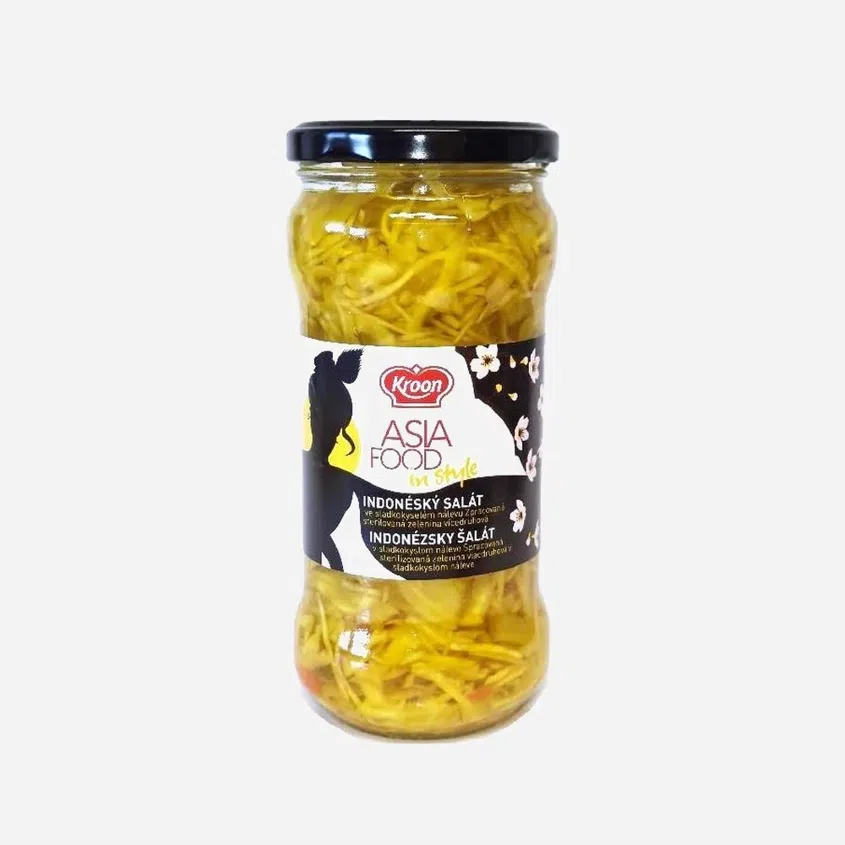 Salát Indonésie sklo