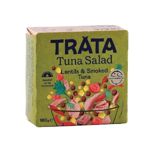 Salát s uzeným tuňákem a čočkou