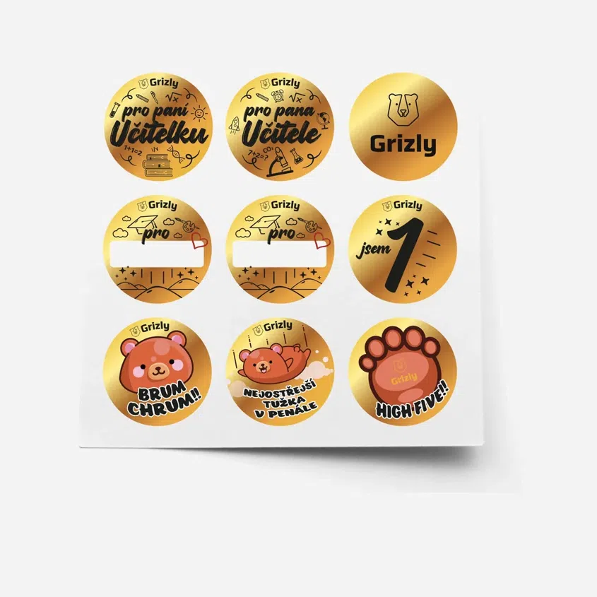 Samolepky Vysvědčení