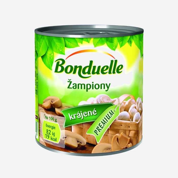 Šampiňóny krájané