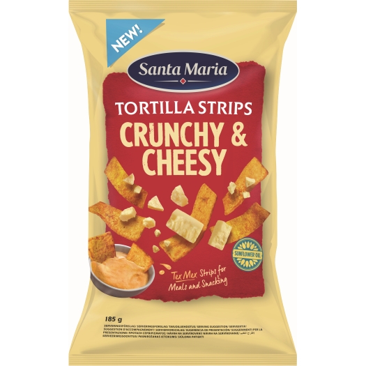Santa Maria Tortilla strips sýrové 185g