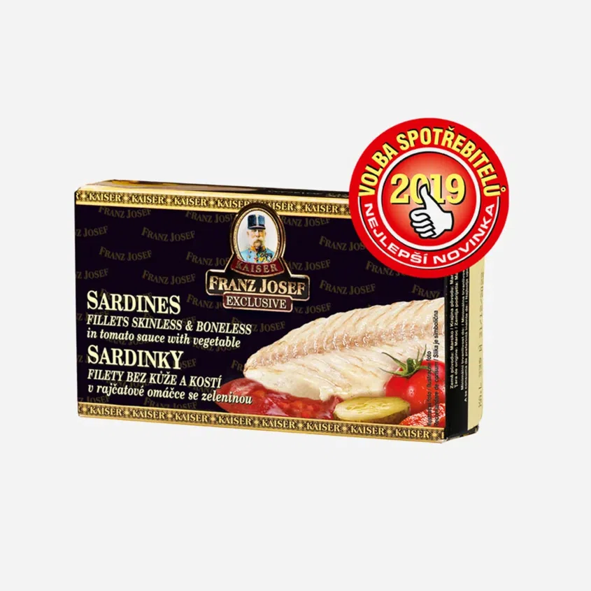 Sardinky filety v rajčatové omáčce se zeleninou