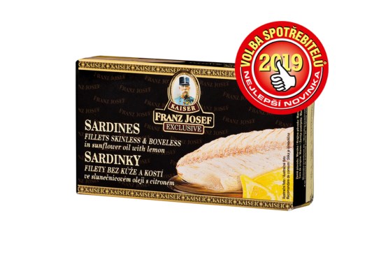 Sardinky filety v slnečnicovom oleji s citrónom