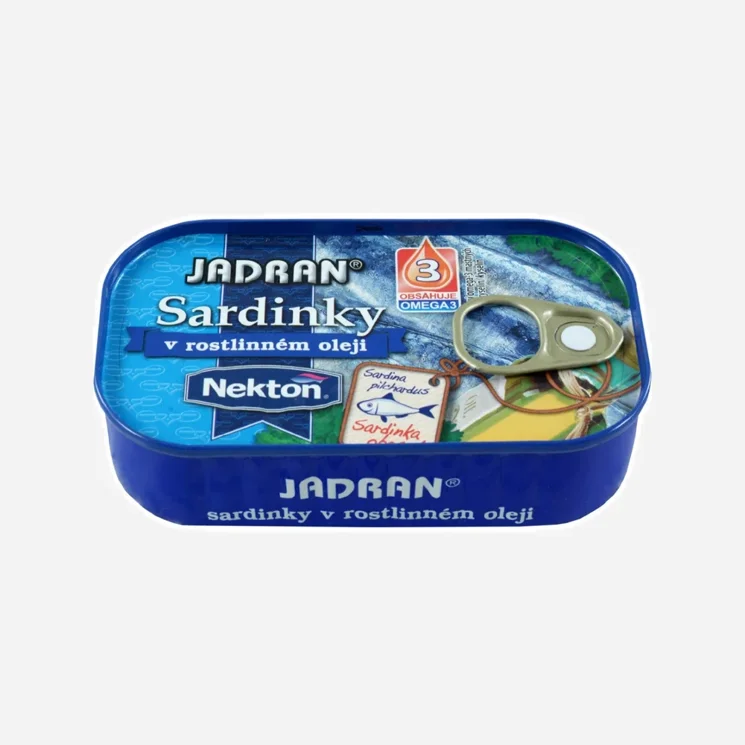 Sardinky v rostlinném oleji 6 x 125 g