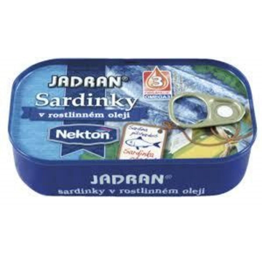 Sardinky v rostlinném oleji