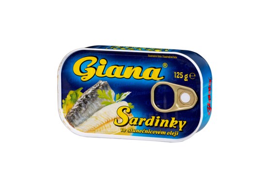 Sardinky ve slunečnicovém oleji