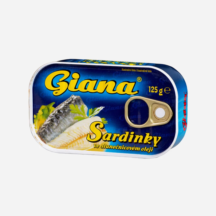 Sardinky ve slunečnicovém oleji