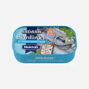 Sardinky ve vlastní šťávě a vodě 6 x 125 g