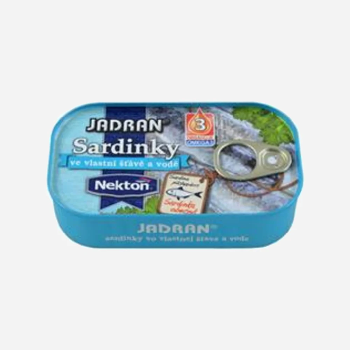Sardinky ve vlastní šťávě a vodě