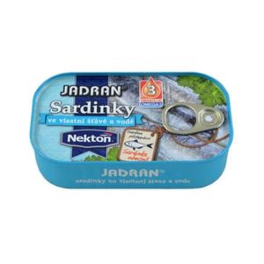 Sardinky ve vlastní šťávě a vodě