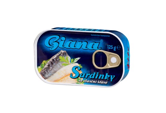 Sardinky vo vlastnej šťave