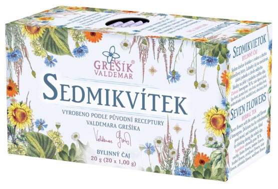 Sedmokvietok bylinný čaj 20 sáčkov