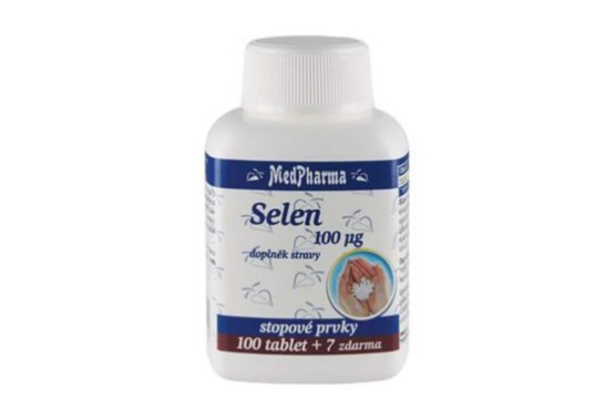 Selén 100 mikrogramov 107 tabliet