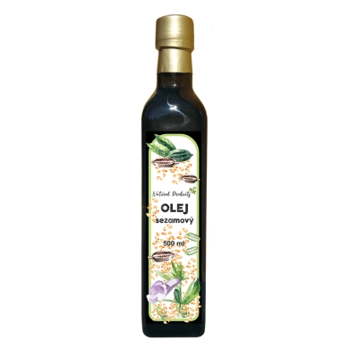 Sezamový olej z bílého sezamu 500 ml