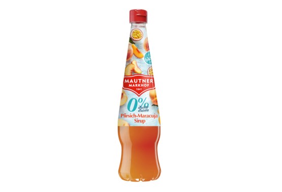 Sirup 0% cukor Broskyňa-Maracuja