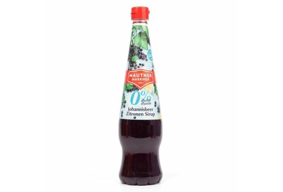 Sirup 0% cukor Čierne ríbezle-citrón