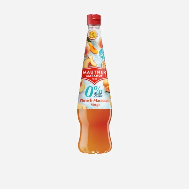 Sirup 0% cukr Broskev-Maracuja - expirace 7.6.2026