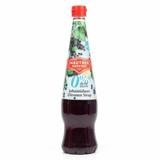 Sirup 0% cukr Černý rybíz-citron