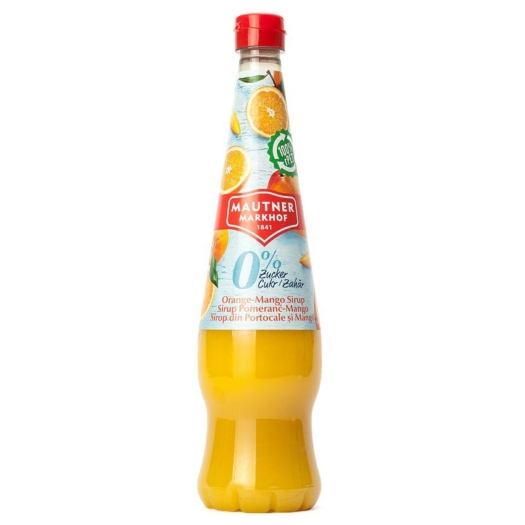 Sirup 0% cukr pomeranč a mango