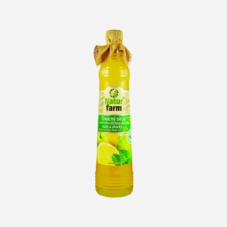 Sirup citron, máta a okurka