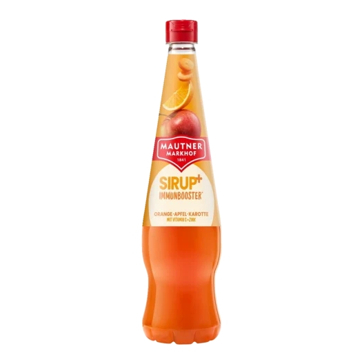 Sirup+ Imunita pomeranč, jablko a mrkev s vitamínem C a zinkem