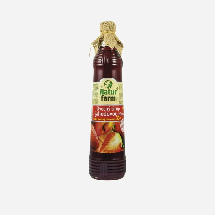 Sirup jahoda min. 33% 12 x 700 ml