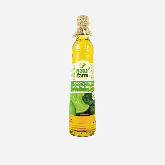 Sirup limetka a máta min. 33%