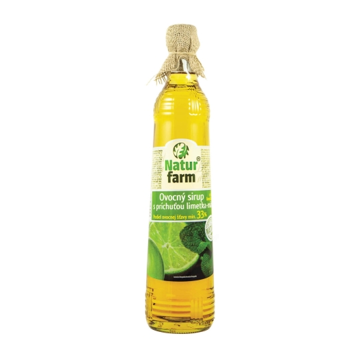 Sirup limetka a máta min. 33%